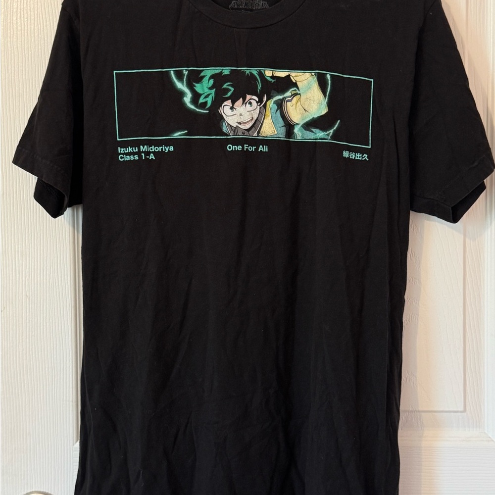 My Hero Academia Deku Black T shirt